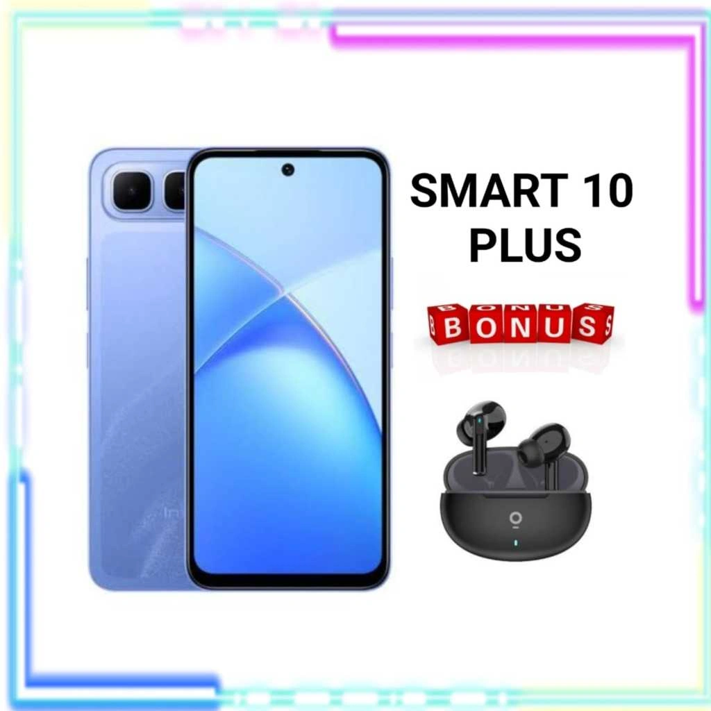 INFINIX SMART 10 PLUS 8/128 & SMART 10 4/64 & 4/128 NEW GARANSI RESMI INFINIX