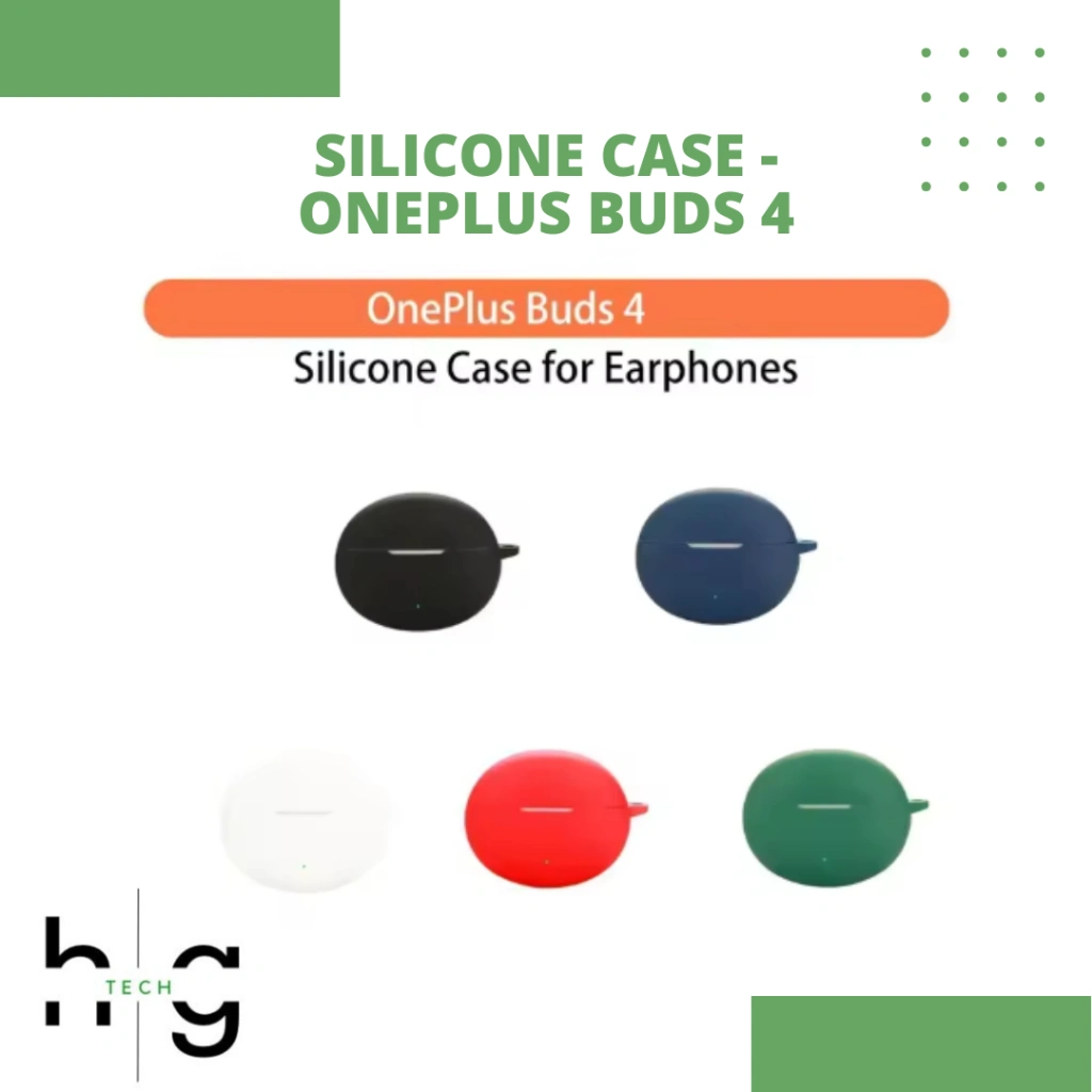 Soft Silicone Case OnePlus Buds 4 with Carabiner Bluetooth Headphones Casing Pelindung Cover