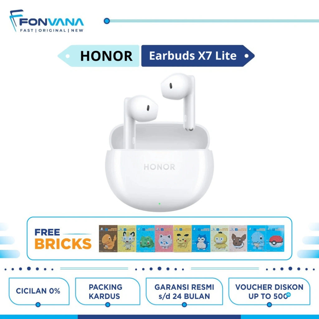 Honor Choice X7 Lite, Wireless Bluetooth 5.4 Earbuds | Garansi Resmi Honor Indonesia