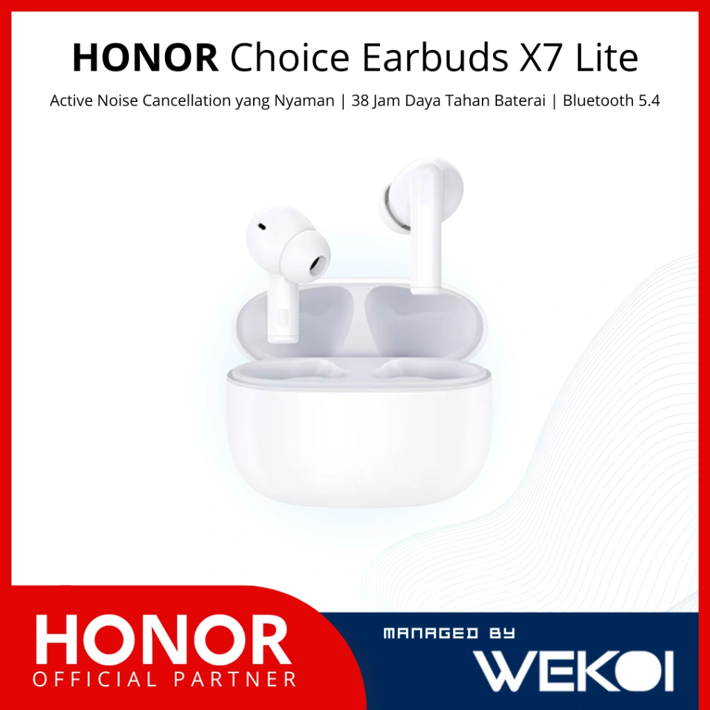 HONOR CHOICE EarBuds X7 lite Active Noise Convenient Cancellation 38 Hours Battery Life Bluetooth 5.4 Original