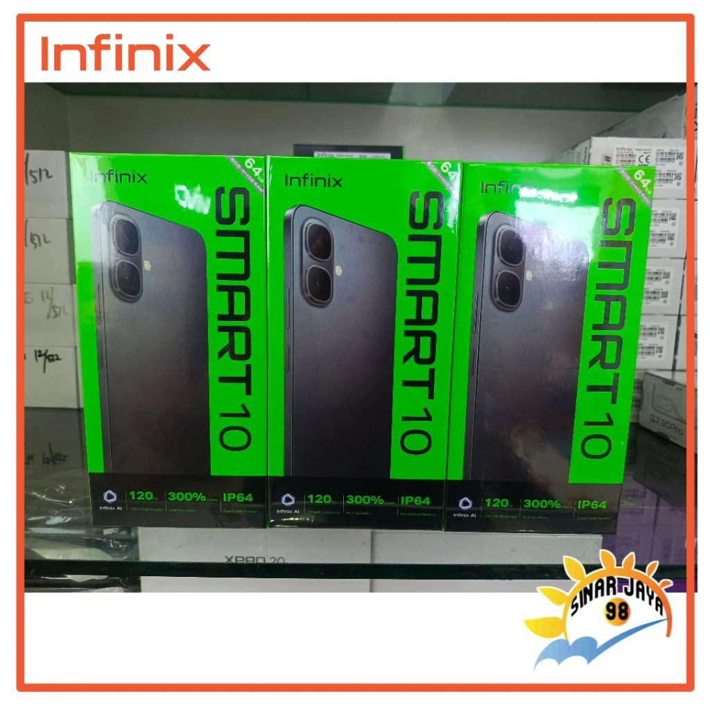 INFINIX SMART 10 4+4/128 & 4/64 NEW 2025 GARANSI RESMI INFINIX NO REPACK