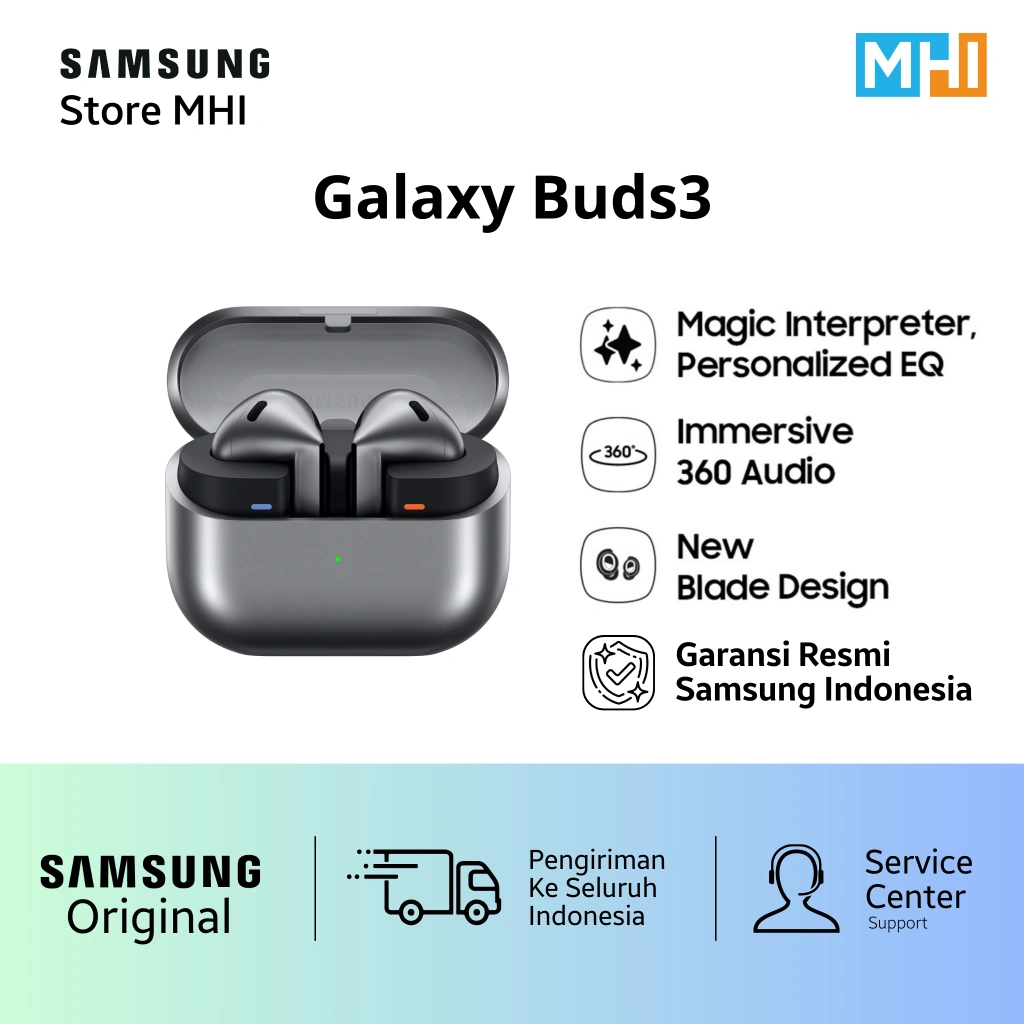 Samsung Galaxy Buds 3 Series | Buds3 Pro | Buds3 | Buds 3 FE Original, Garansi Resmi SEIN