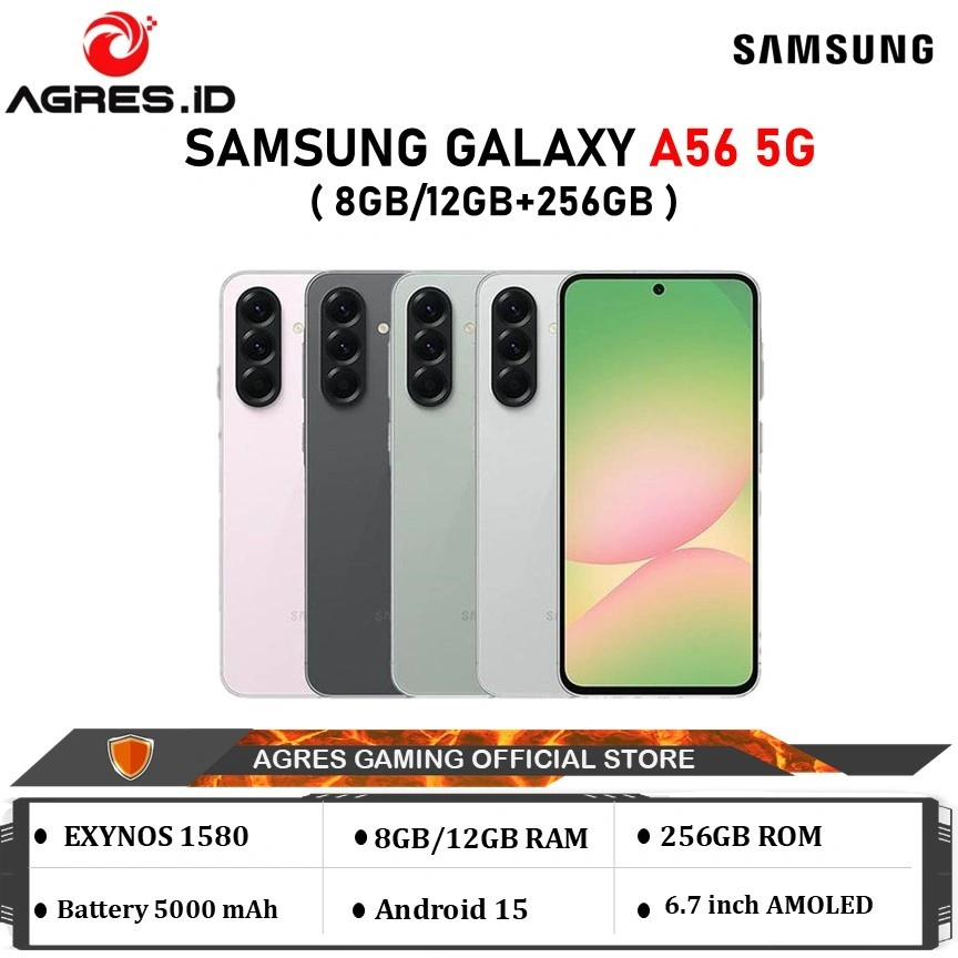 Samsung Galaxy A56 5G 8GB/256GB I 12GB/256GB Garansi Resmi Samsung Indonesia