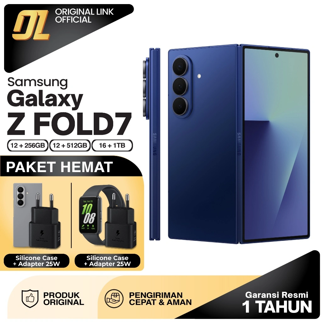 Samsung Galaxy Z Fold 7 12/256 12/512 16GB 12GB 256GB 512GB 1TB Smartphone AI Fold7