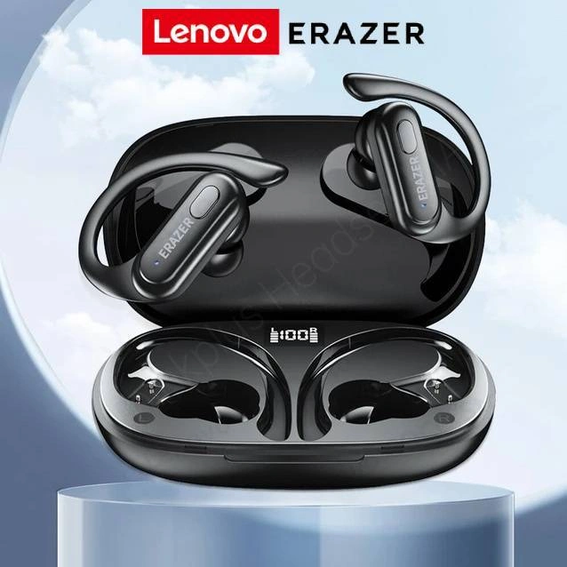 Lenovo ERAZER XT60 Pro TWS Headset Bluetooth 5.4 Wireless Earphone Noise Reduction HiFi Stereo Sport Running Earphones Bass Super Olahraga Headphones With Mic
