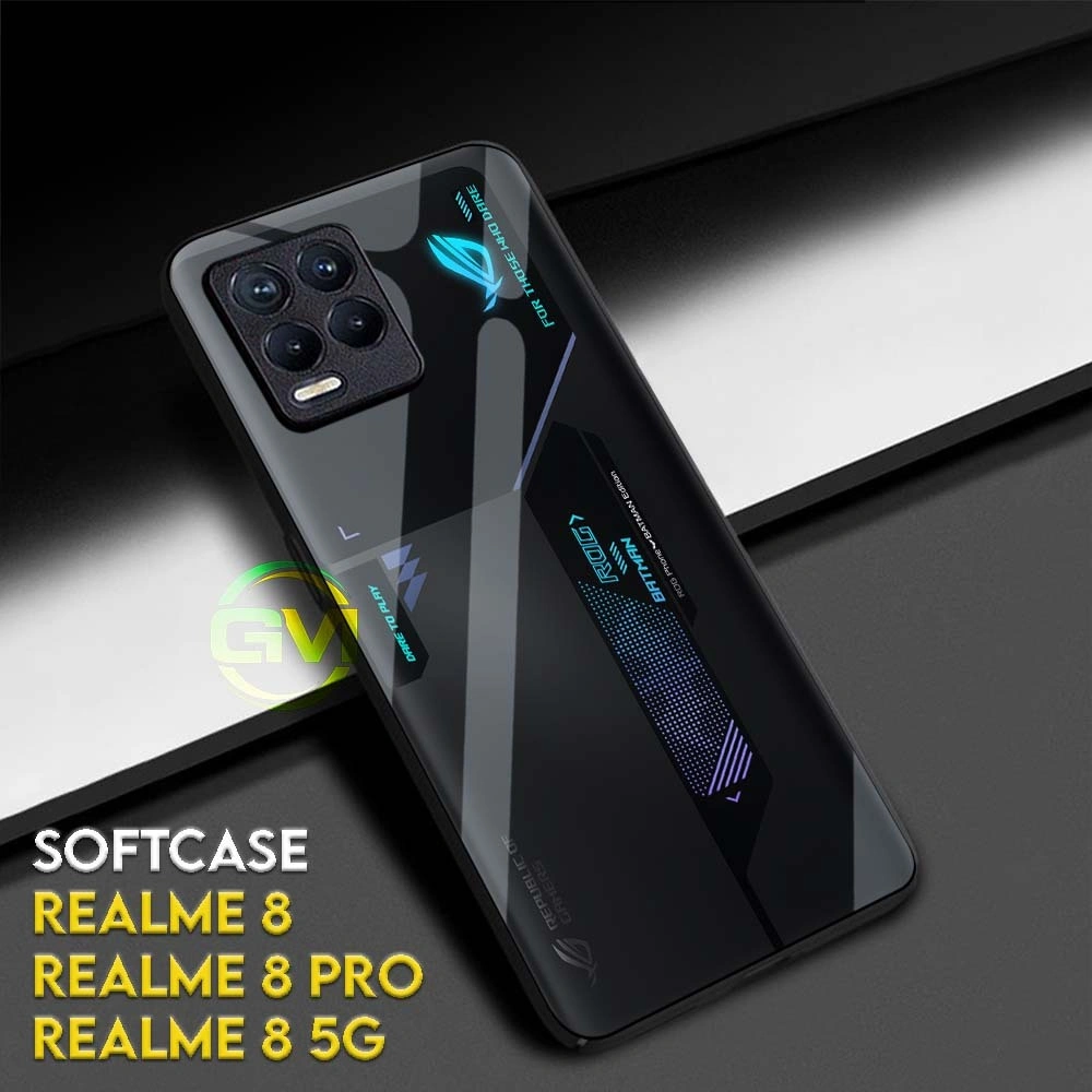 GM80 Softcase Kilau Realme 8 | 8PRO | 8 5G | Case Kesing Cover/Sekat Camera Smartphone Pelindung Mika Hp Realme 8 Pro Rog