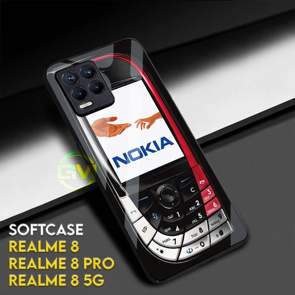 GM38 Softcase Kilau Realme 8 | 8PRO | 8 5G | Case Kesing Cover/Sekat Camera Smartphone Pelindung Mika Hp Realme 8 Pro Nokiaa Jadul