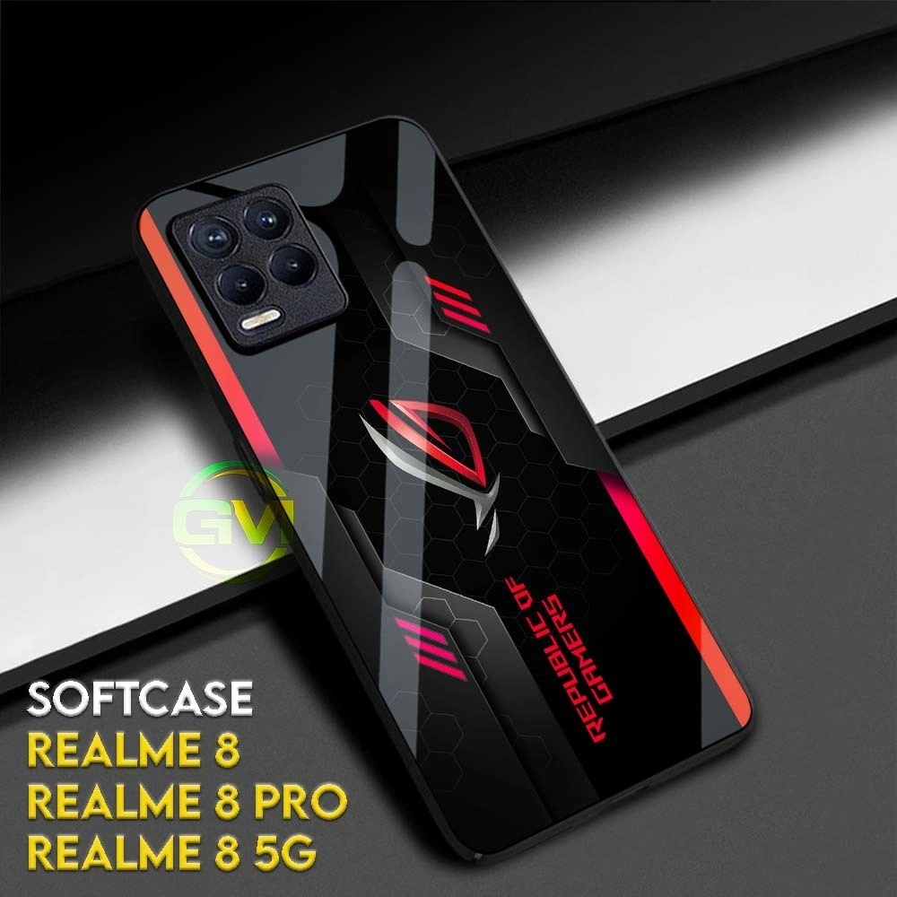 GM43 Softcase Kilau Realme 8 | 8PRO | 8 5G | Case Kesing Cover/Sekat Camera Smartphone Pelindung Mika Hp Realme 8 Pro Rog