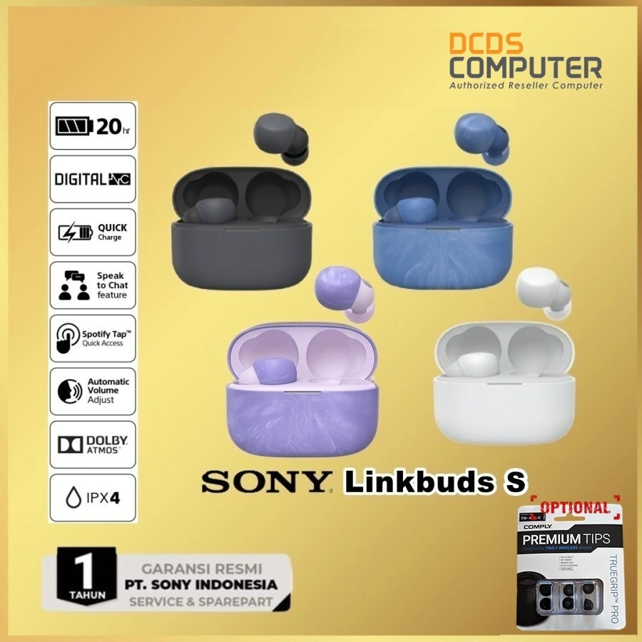 Sony Linkbuds S WF-LS900N Wireless Earbuds Link Buds S LS900 N LS 900N