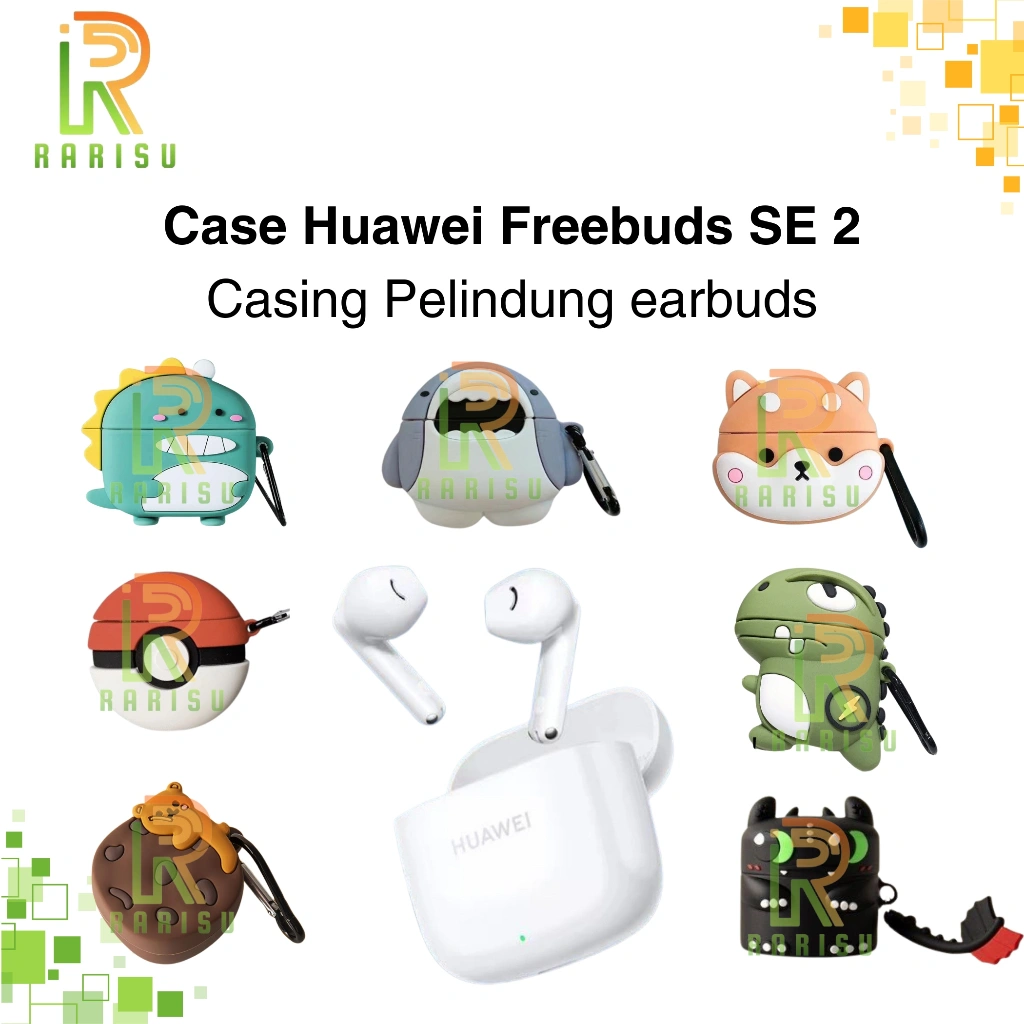 Case HUAWEI FreeBuds SE 2 Silikon Earphone Silicone TWS Karakter Lucu Karakter Kartun 3D Rarisu