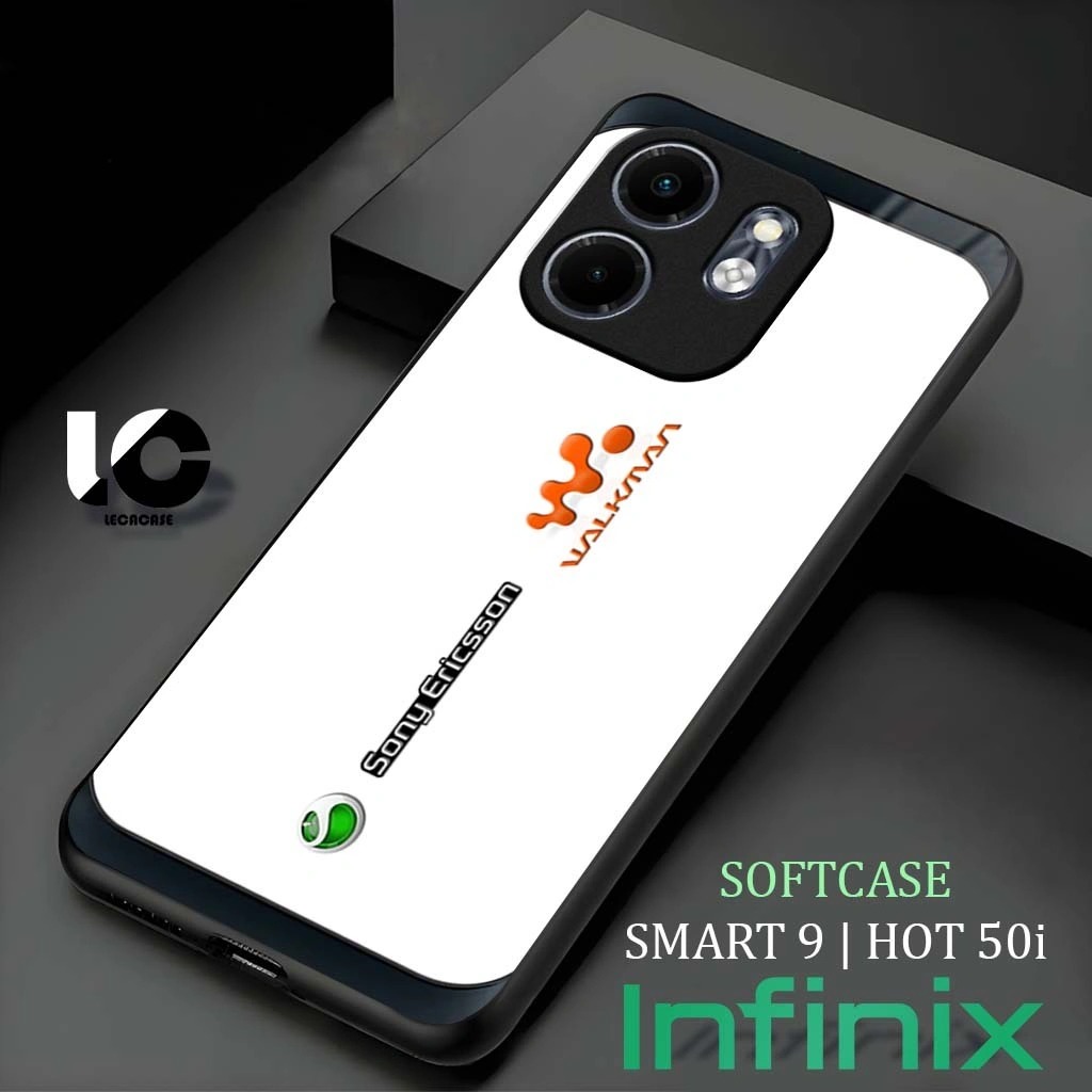 LR38 Softcase Kilau Infinix Hot 50i | Smart 9 | Case Kesing Leca Mika Pelindung Cover HOT 50I Smart9 Hp Casing Silikon Silicon Hp Sony Jadul Walkman