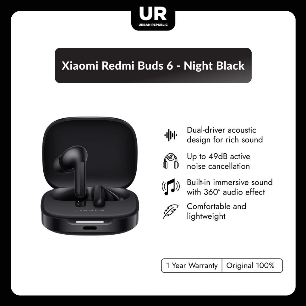 Xiaomi Redmi Buds 6 - Night Black