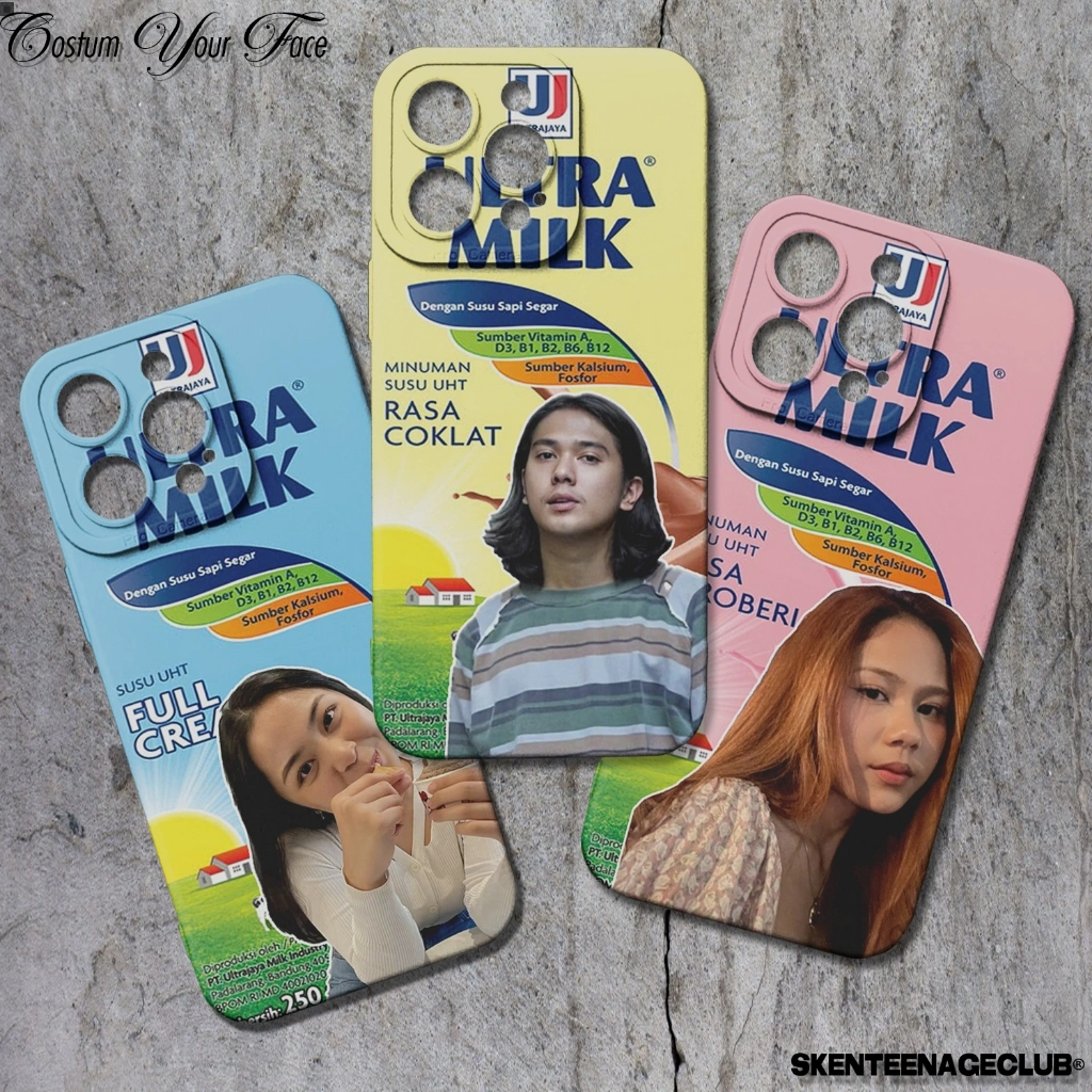 CASE CUSTOM SUSU ULTRAMILK FACE FOR ALL TYPE SMARTPHONE IPHONE SAMSUNG OPPO VIVO XIAOMI REDMI REALME INFINIX ITEL TECNO - SKENTEENAGE CLUB