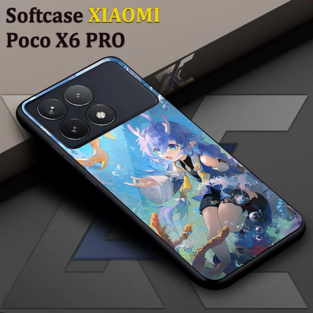 (GM20) Softcase POCO X6 PRO 5G TERBARU | KESING XIAOMI X6 X6 PRO | Case Keren Lucu Bahan lentur | Casing Pelindung Smarthphone | Motif Genshin