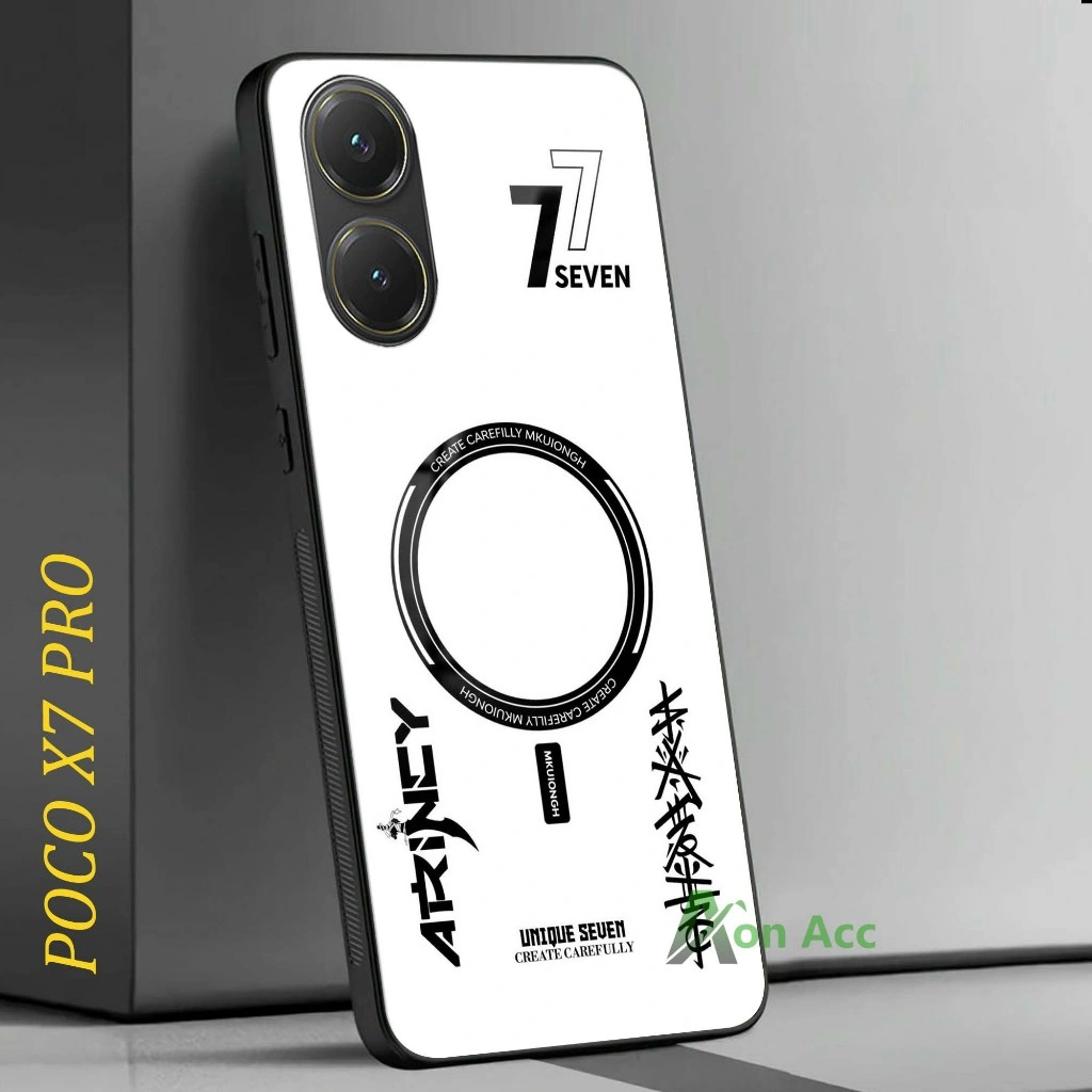 Softcase Glossy POCO X7 Pro Terbaru- Glass Kaca Compatible POCO X7 Pro-all tipe hp smartphone-A153