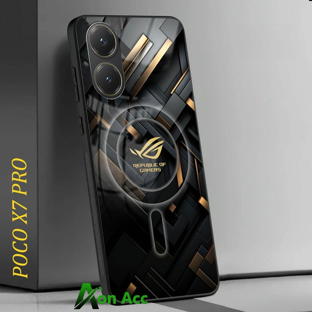 Softcase Glossy POCO X7 PRO Terbaru-Softcase Glass Kaca Compatible POCO X7 PRO -all tipe hp smartphone-A159