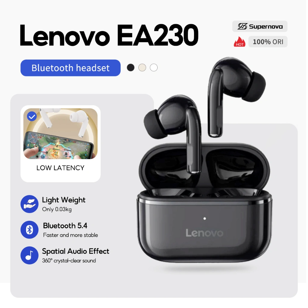 Supernova x Lenovo Thinkplus EA230 True Wireless Bluetooth Mini Earbuds Earphone TWS Ambient Sound Stereo