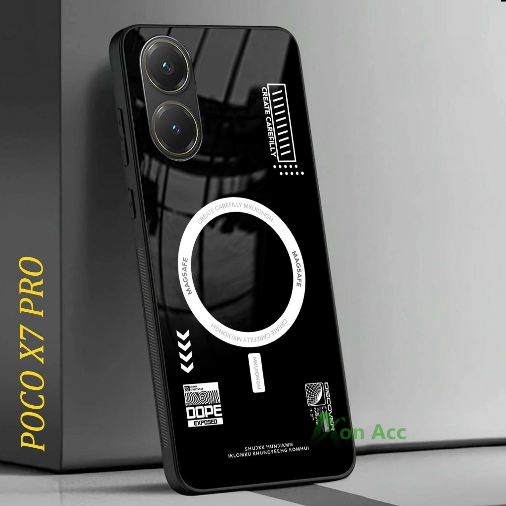 Softcase Glossy POCO X7 Pro Terbaru- Glass Kaca Compatible POCO X7 Pro-all tipe hp smartphone-A145