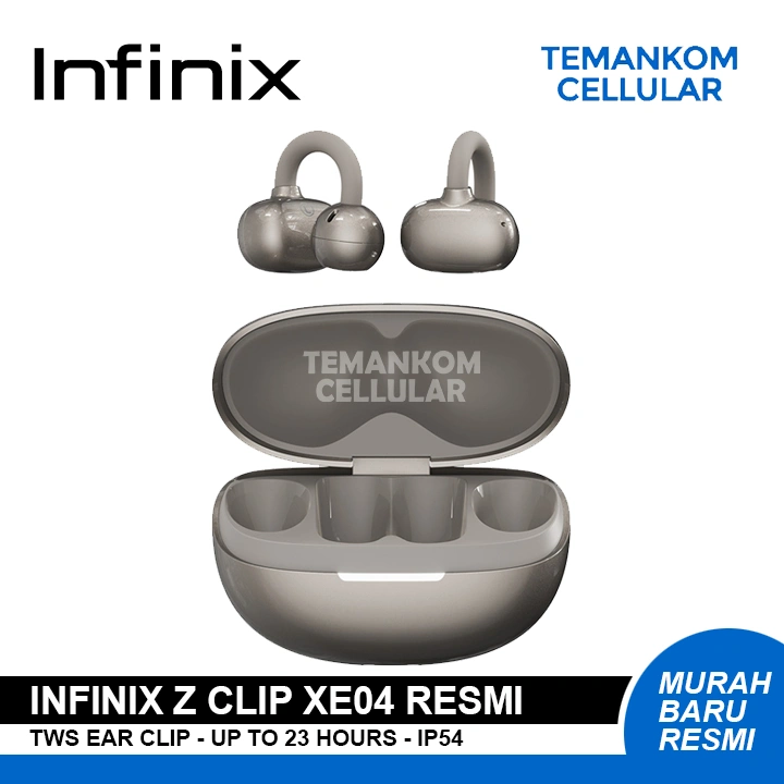 TWS Infinix ZCLIP XE 24 Headset bluetooth Handfree Bluetooth Murah OPEN AIR HEDSET in ear inear earphoneGaransi RESMI