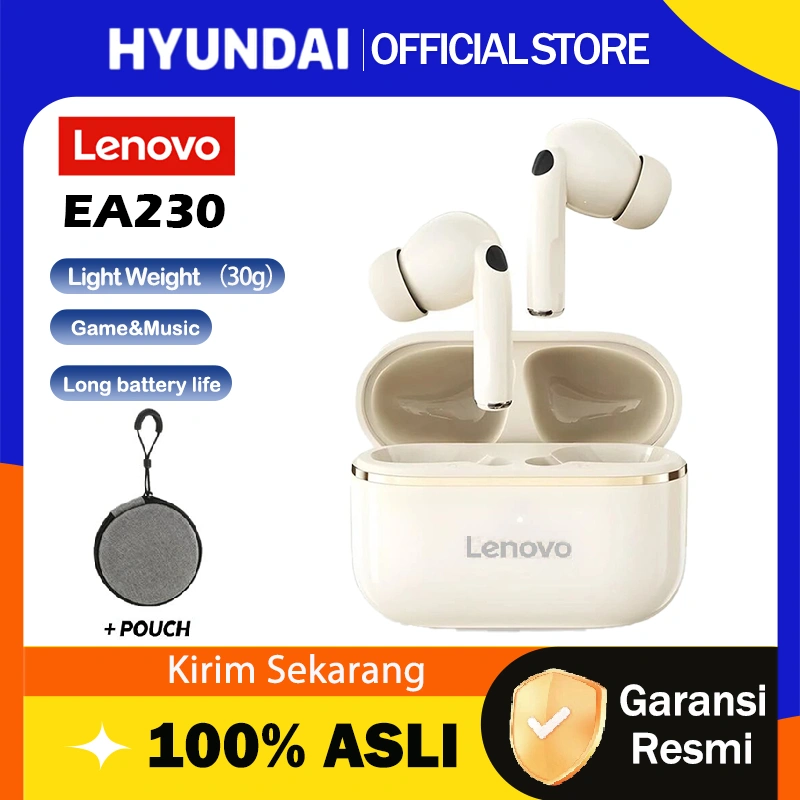 Lenovo Thinkplus EA230 True Wireless Bluetooth Mini Earbuds Earphone TWS Ambient Sound Stereo