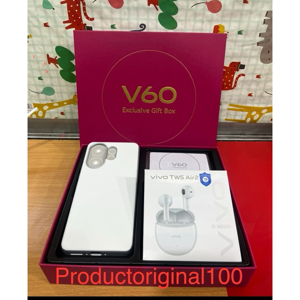 Gift Vivo V60 Exclusive Gift Box v60 vivo Tws Air2 Original