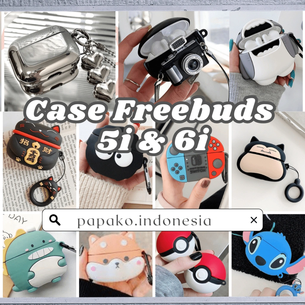 SOFT CASE Huawei Freebuds 5i dan 6i Case Character Lucu Murah Affordable Fit