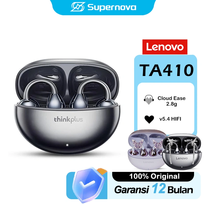 Lenovo Thinkplus TA410 Open Ear Wireless Bluetooth Mini Earbuds Earphone OWS HiFi Sound Stereo v5.4