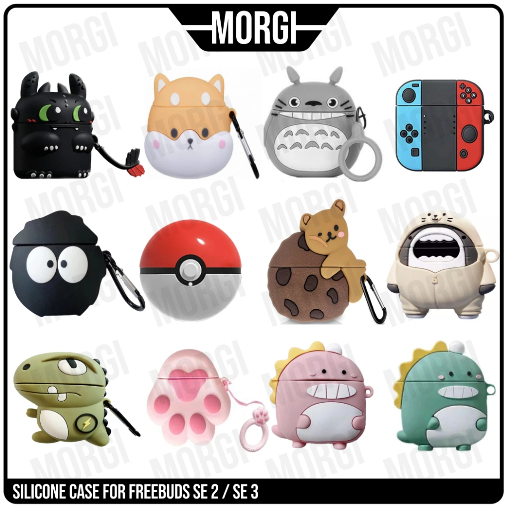 Case Huawei FreeBuds SE 2 / SE 3 Silikon TWS Silicone Earphone Karakter Lucu 3D Casing Free Buds