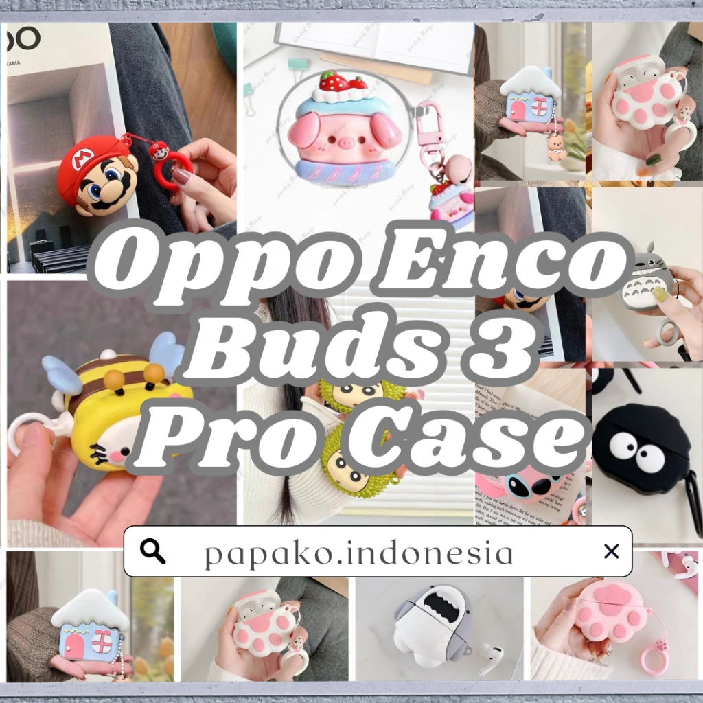 PREMIUM Case Oppo Enco Buds 3 Pro Case Character Bluetooth Wireless