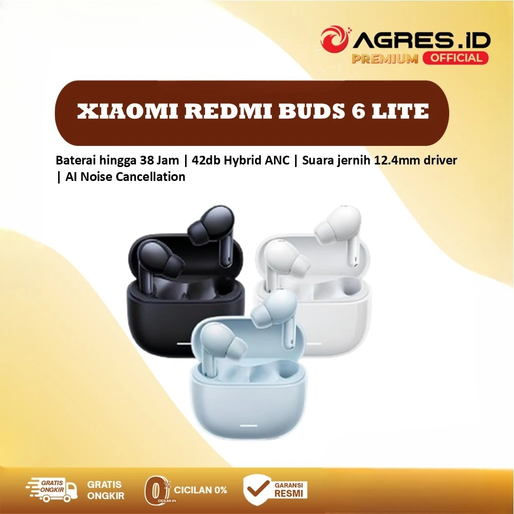 Xiaomi Redmi Buds 6 Lite Garansi Resmi Xiaomi Indonesia