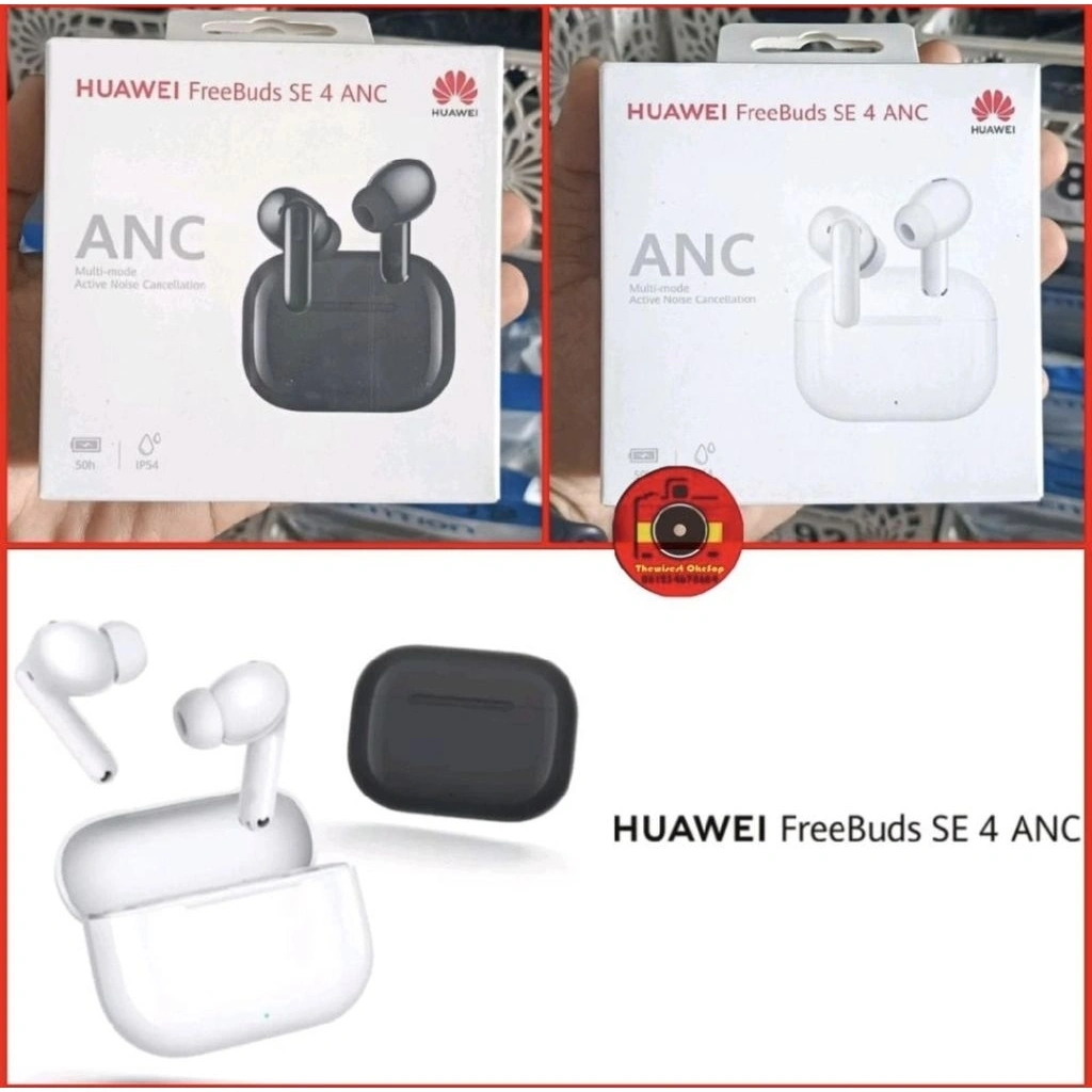TWS Huawei Freebuds SE 4 ANC 50dB iP54 10mm Dynamic Driver headset Earphone eaebuds Wireless Bluetooth