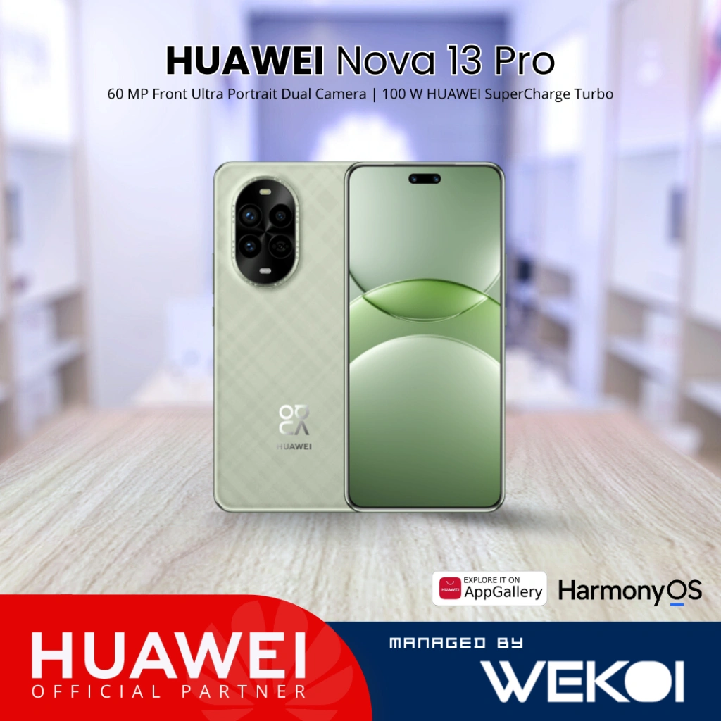 HUAWEI Nova 13 Pro Smartphone | 100W HUAWEI SuperCharge Turbo | 60 MP Front Ultra Portrait Dual Camera Garansi Resmi