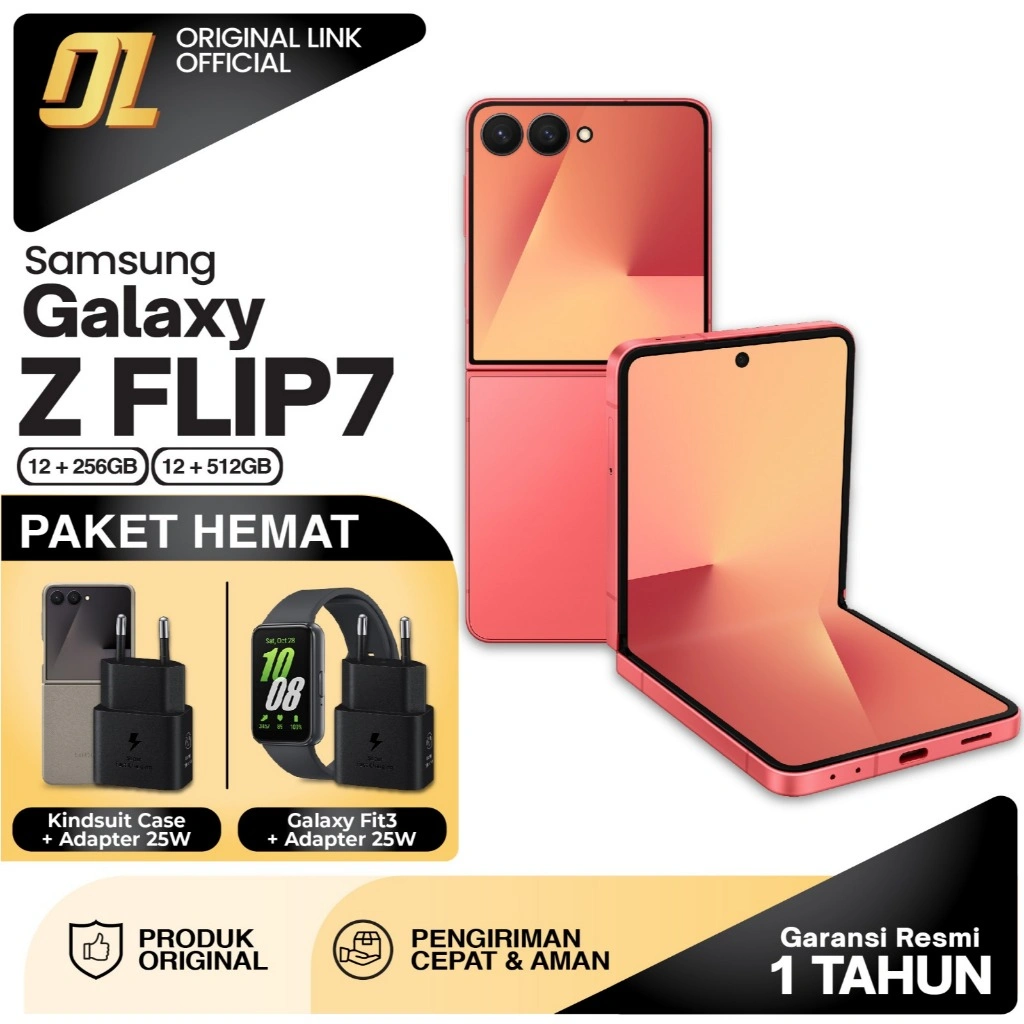 Samsung Galaxy Z Flip 7 12/256 12/512 GB Smartphone AI Flip7