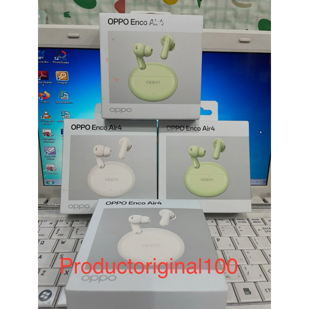 OPPO Enco Air 4 True Wireless Earbuds Al Deep Noise Conselling IP54 - GARANSI RESMI