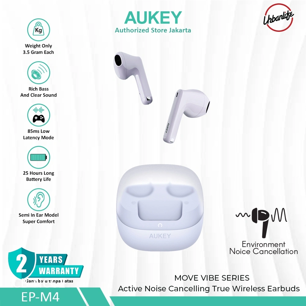 AUKEY TWS | Move Vibe ANC True Wireless Earbuds EP-M4