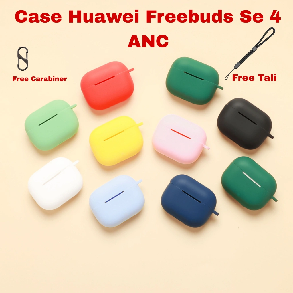 Case Casing Huawei freebuds SE 4 ANC 2025 / Freebudsse4ANC2025+ Carabiner + Tali