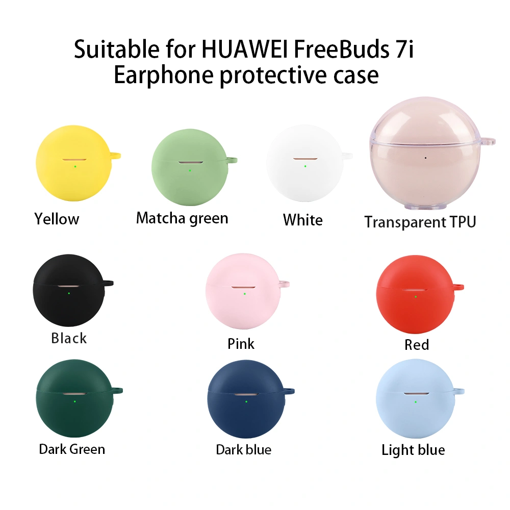 Case Casing Cover Silicone Protective Huawei freebuds 7i / Freebuds7I + Carabiner