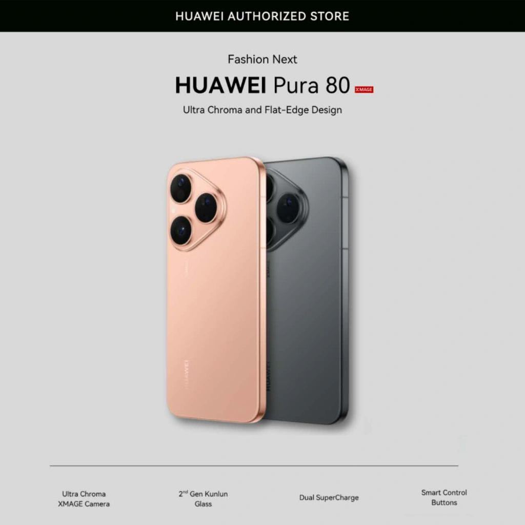 HUAWEI Pura 80 | True-to-Life XMAGE Camera | Kunlun Glass | 66W SuperCharge | Smart AI
