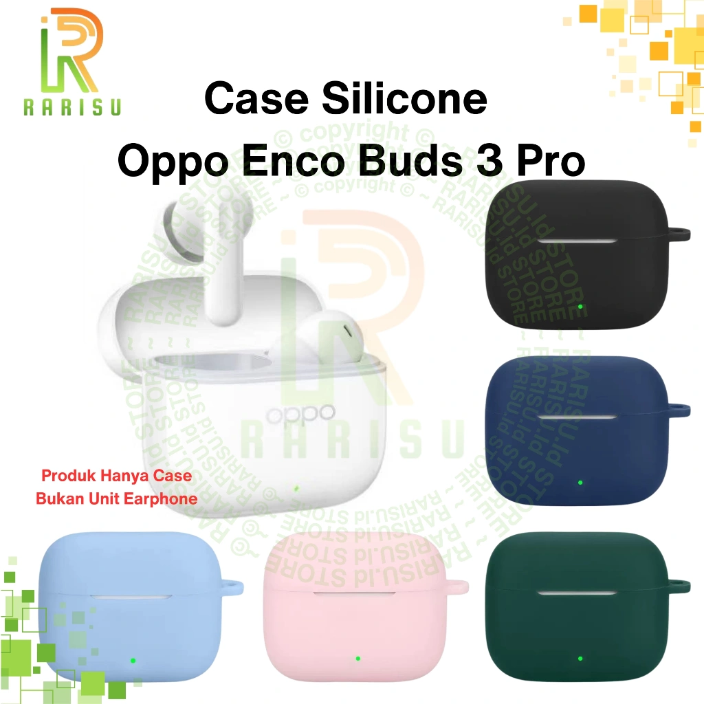 Case Oppo Enco Buds 3 Pro Casing silicone Oppo Enco Buds 3Pro Protect Silicon Halus Rarisu.id
