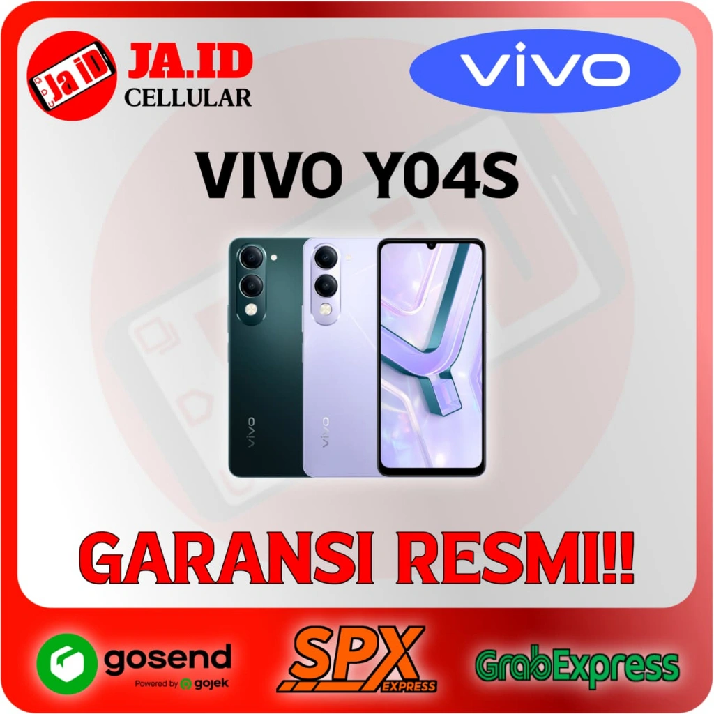 SMARTPHONE VIVO Y04S ORIGINAL GARANSI RESMI