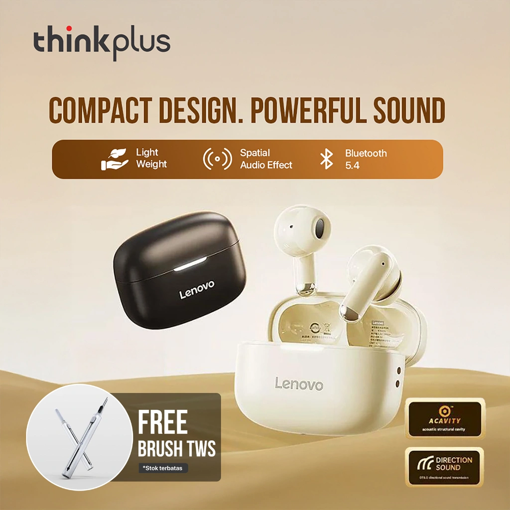 Lenovo Thinkplus EA110 True Wireless Bluetooth Mini Earbuds Earphone TWS HD Sound Stereo IPX7