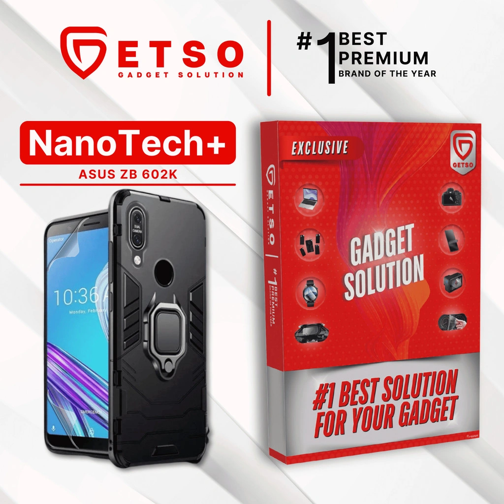 GETSO EPU BIO GENESIS Hydrogel for ASUS ZB602K / Screen Guard (Nanotech+ 100% Recycle) Premium Hidrogel Anti-Scratch Protector Tempered Gorilla Glass 5 6 7 Anti Gores Full Cover Smart Phone Watch Handphone Gadget Tab Laptop Kamera