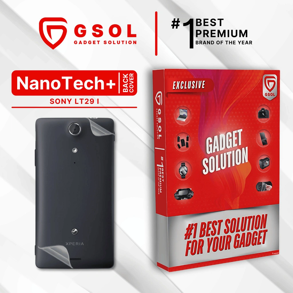 GSOL EPU BIO GENESIS Hydrogel for Sony Xperia LT29i / Back Cover Guard (Nanotech+ 100% Recycle) Premium Hidrogel Anti-Scratch Protector Tempered Gorilla Glass 5 6 7 Anti Gores Full Cover Smart Phone Watch Handphone Gadget Tab Laptop Kamera