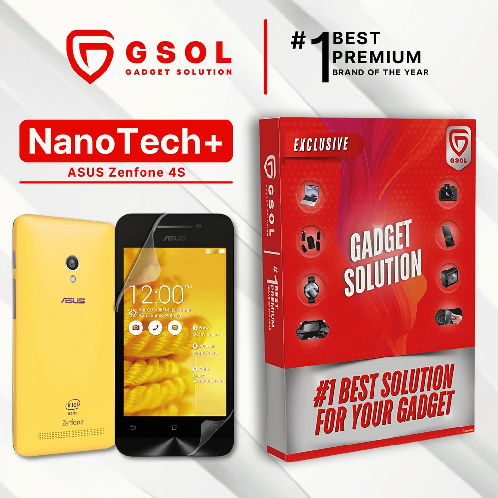 GSOL EPU BIO GENESIS Hydrogel for ASUS Zenfone 4S / Screen Guard (Nanotech+ 100% Recycle) Premium Hidrogel Anti-Scratch Protector Tempered Gorilla Glass 5 6 7 Anti Gores Full Cover Smart Phone Watch Handphone Gadget Tab Laptop Kamera