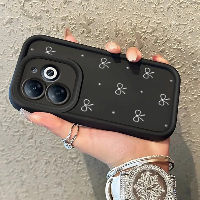 Casing Hp Untuk Infinix Smart 8 8 Plus 8 HD 8 Pro Smart 7 HD Smart 6 Smart 6 Plus Smart 5 Tecno Pop 8 Spark Go 2024 Spark 20  Spark Go 2023 Pop 7 Pro  Hot 10 Lite Case Kasing antijatuh pola Pita lucu pop Kesing Silikon Softcase Cesing