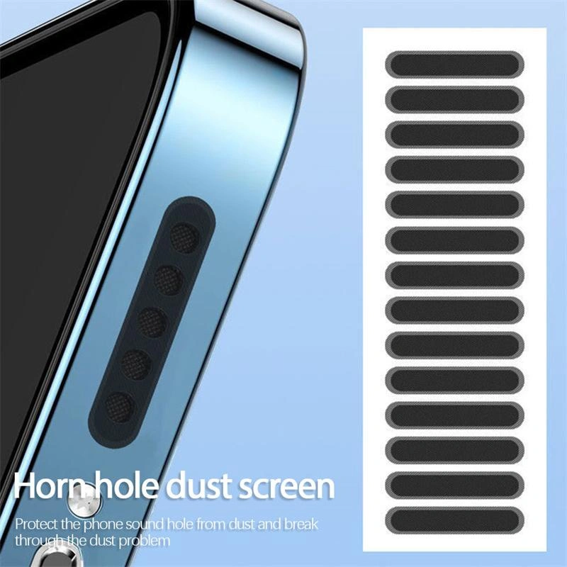 10 PCS Net Stickers Speaker Mesh Anti Dust Proof Stiker Mobile Phone Dustproof Jaring Anti Debu Portable Universal Untuk Sticker/Smartphone Kotor/Stiker AntiDust kotoran tempelan lubang handphone hp iPhone 12 14 13 11 Samsung Realme Pro max Mini Xiaomi