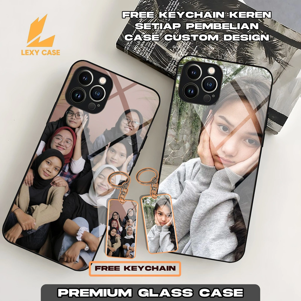 Case Custom Foto Design Suka-suka All Type HP Softcase Smartphone Premium Matte IMD Glossy Kaca