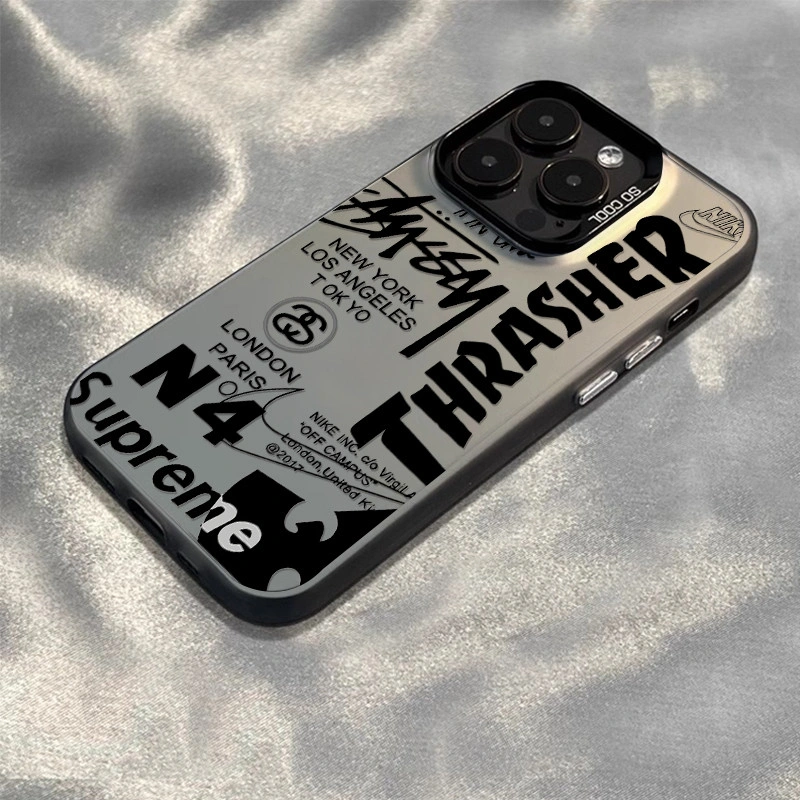 Simbol hitam bahasa inggris case Infinix seri Kompatibel untuk Infinix HOT 9 10 11 PLAY 30 PLAY NFC 30i 40 40 PRO NOTE 30 40 30PRO 40PRO HOT 30 TECNO CAMON 20 PRO SMART 5 6 7 8 Pinggiran lembut papan keras Case 001