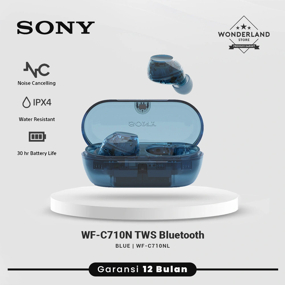 Sony WF-C710N Wireless In-Ear Headphones with Deep Bass, 15H Battery Life, and Comfortable Fit - Wonderland Store