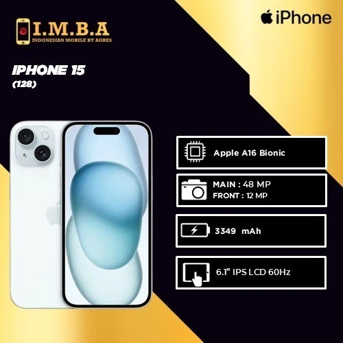 Apple iPhone 15 ORIGINAL 128GB| GARANSI RESMI INDONESIA